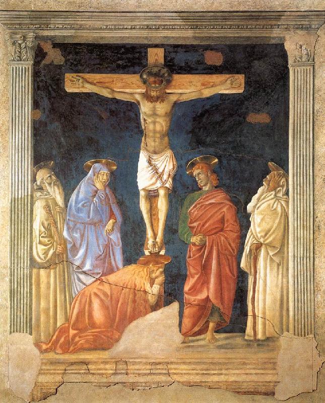 Andrea del Castagno Crucifixion and Saints France oil painting art